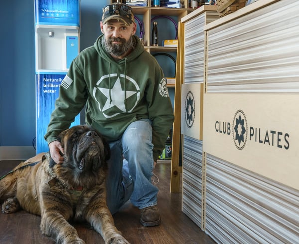 This Veteran and His Pup Are Club Pilates Members - Read Their Story