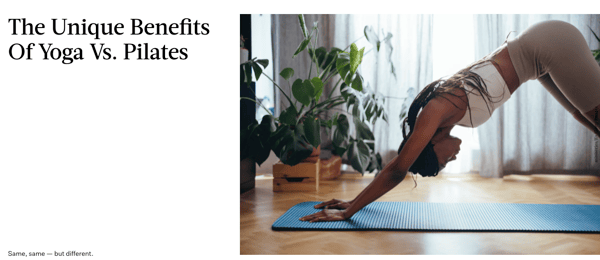 The Unique Benefits Of Yoga Vs. Pilates